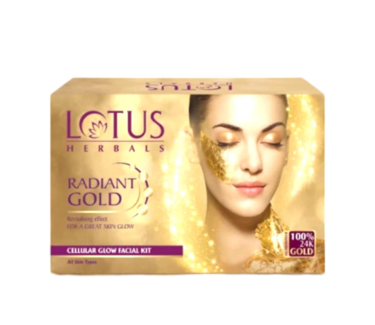 Lotus  Herbals Radiant Gold Cellular Glow Facial Kit